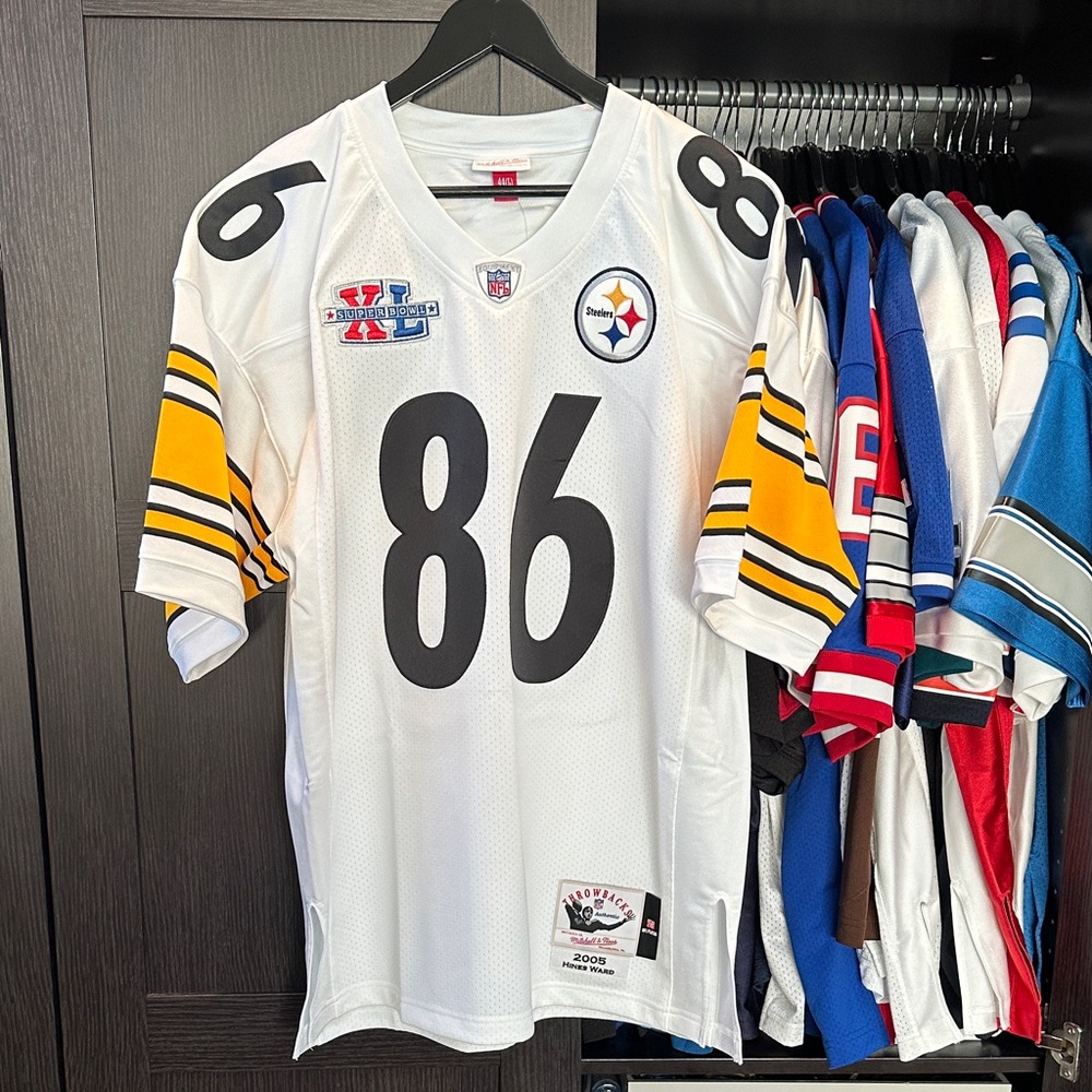 Hines Ward Pittsburgh Steelers Mitchell & Ness 2005 Authentic Throwback Jersey